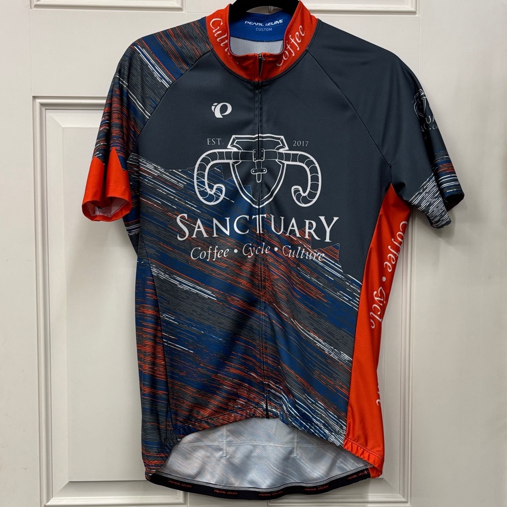 Pearl Izumi Men's Cycling Jersey - Black, Red, and Blue